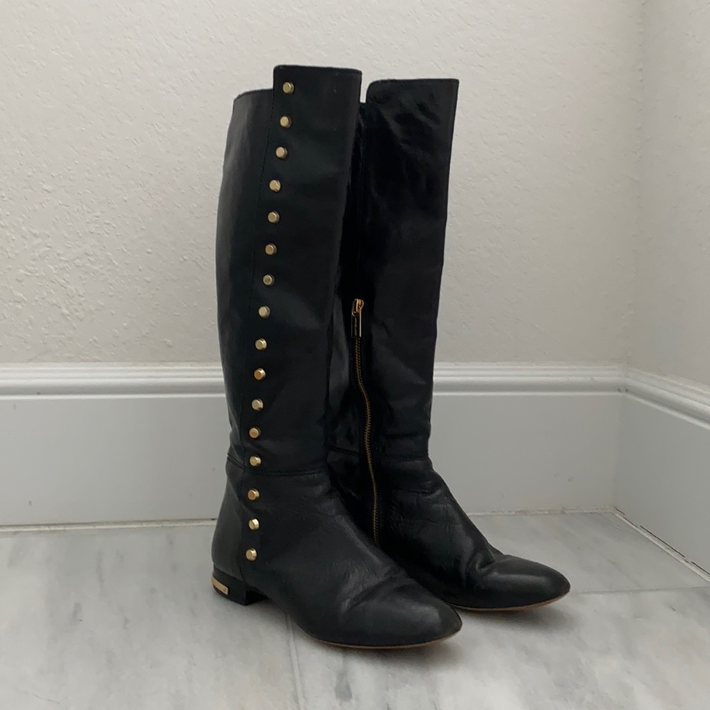 Michael Kors Gold Studded Boots